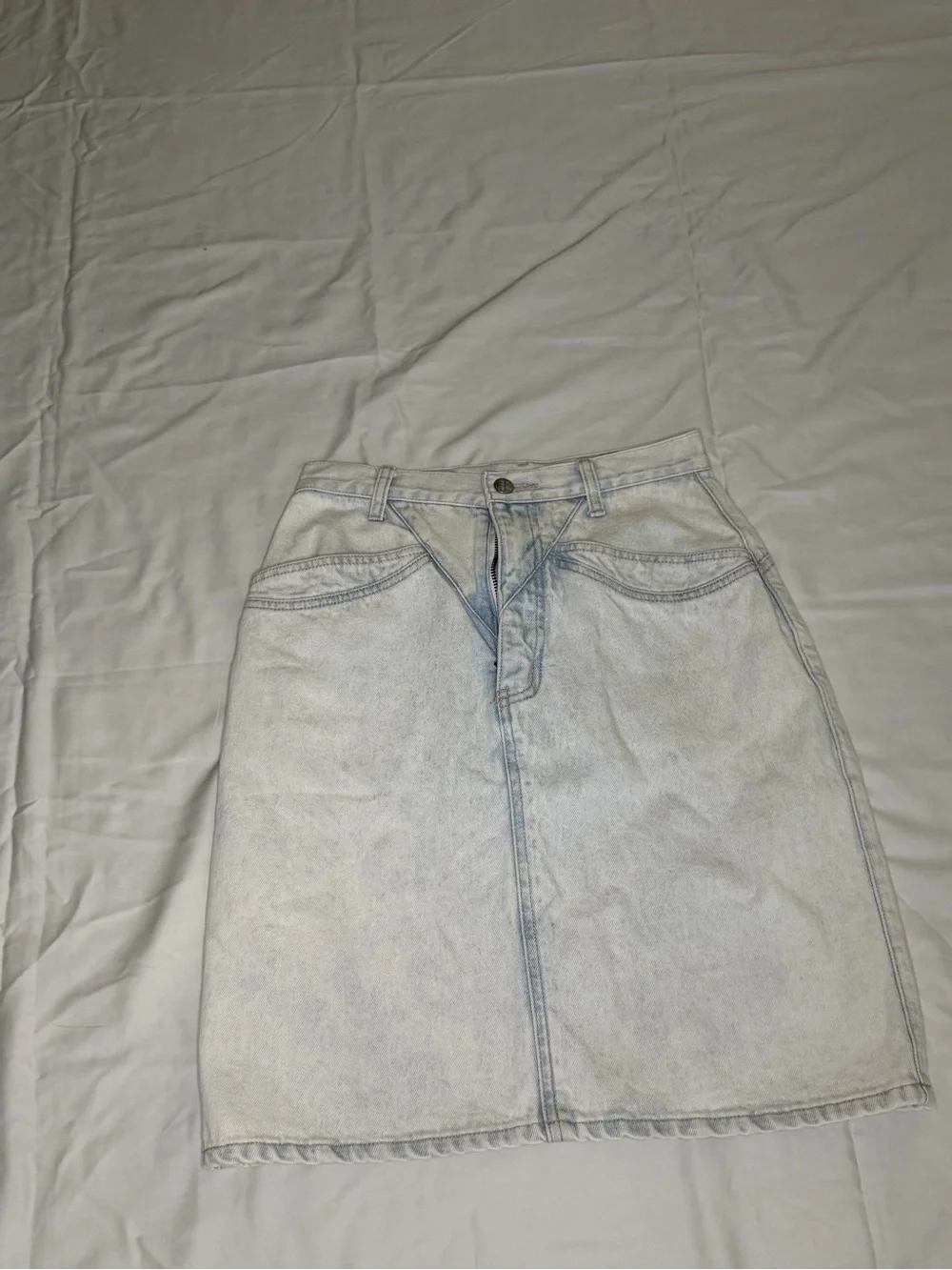 NUOVO Denim Midi Skirt
